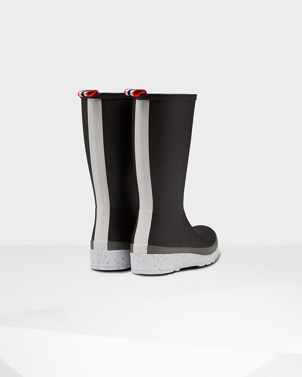 Botas Play Hunter Feminina Pretas/Cinzentas - Original Tall Speckle Rain - 30BYNCFRI